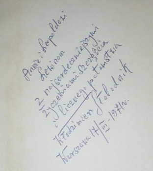 Słobodnik Włodzimierz-Wybór wierszy 1971 autograf